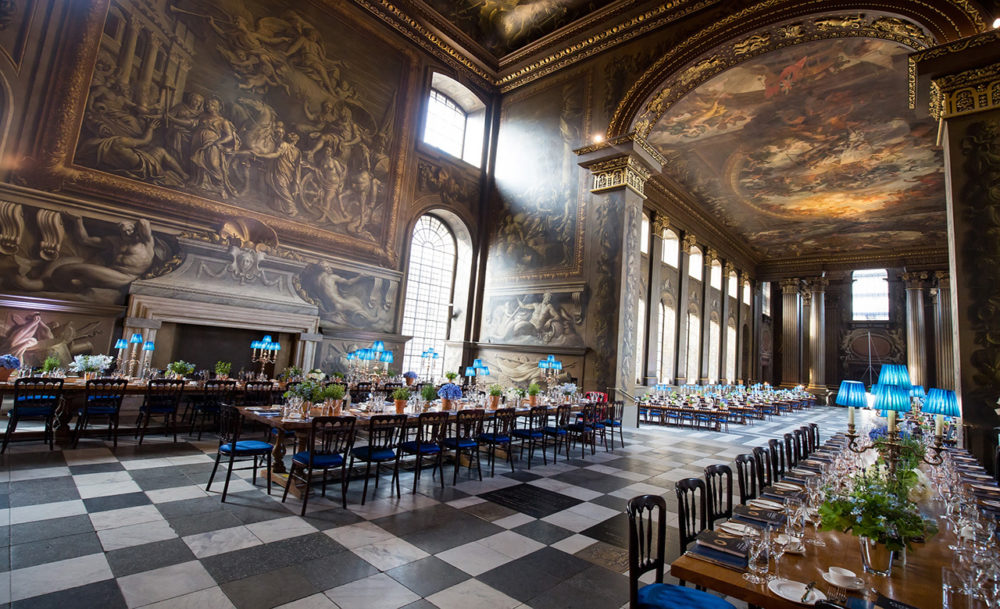 Painted hall